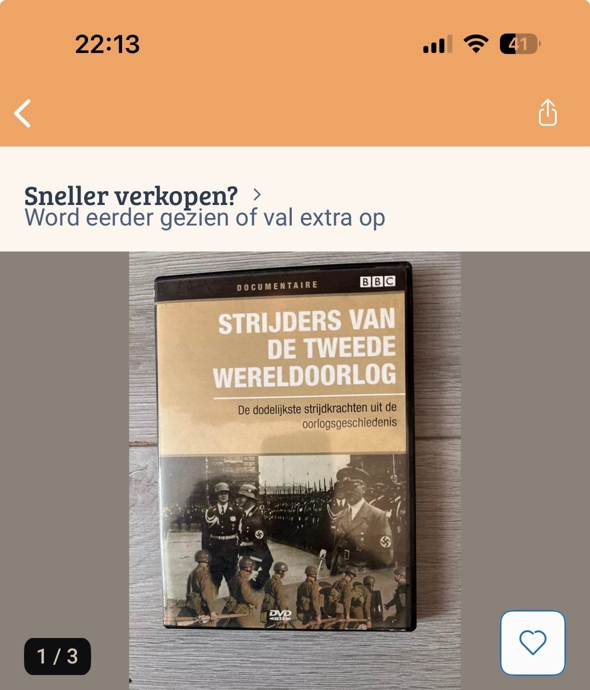 Strijders van de Tweede Wereldoorlog - BBC Documentaire DVD