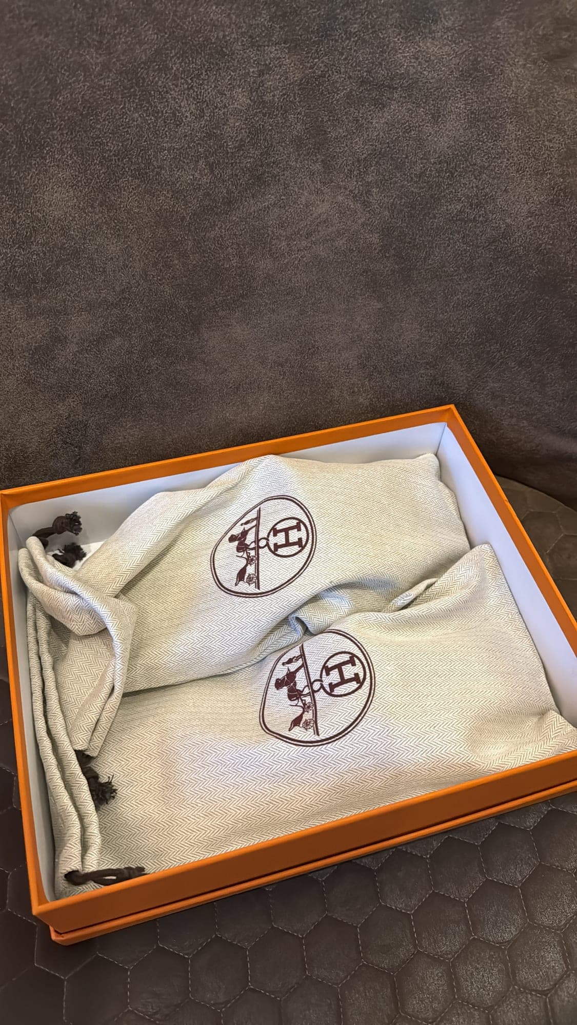 Hermès Loafers Size 37 - Cream & Yellow Leather