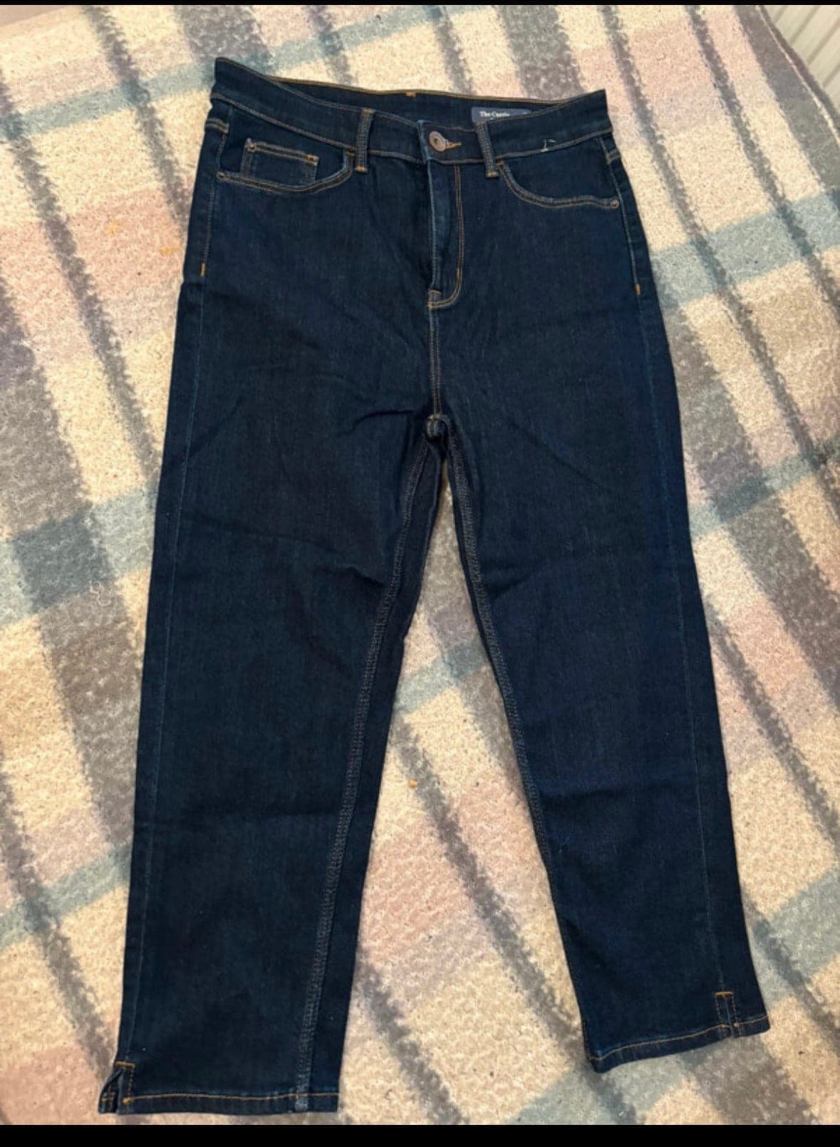The Carrie Crop jeans donkerblauw maat 12