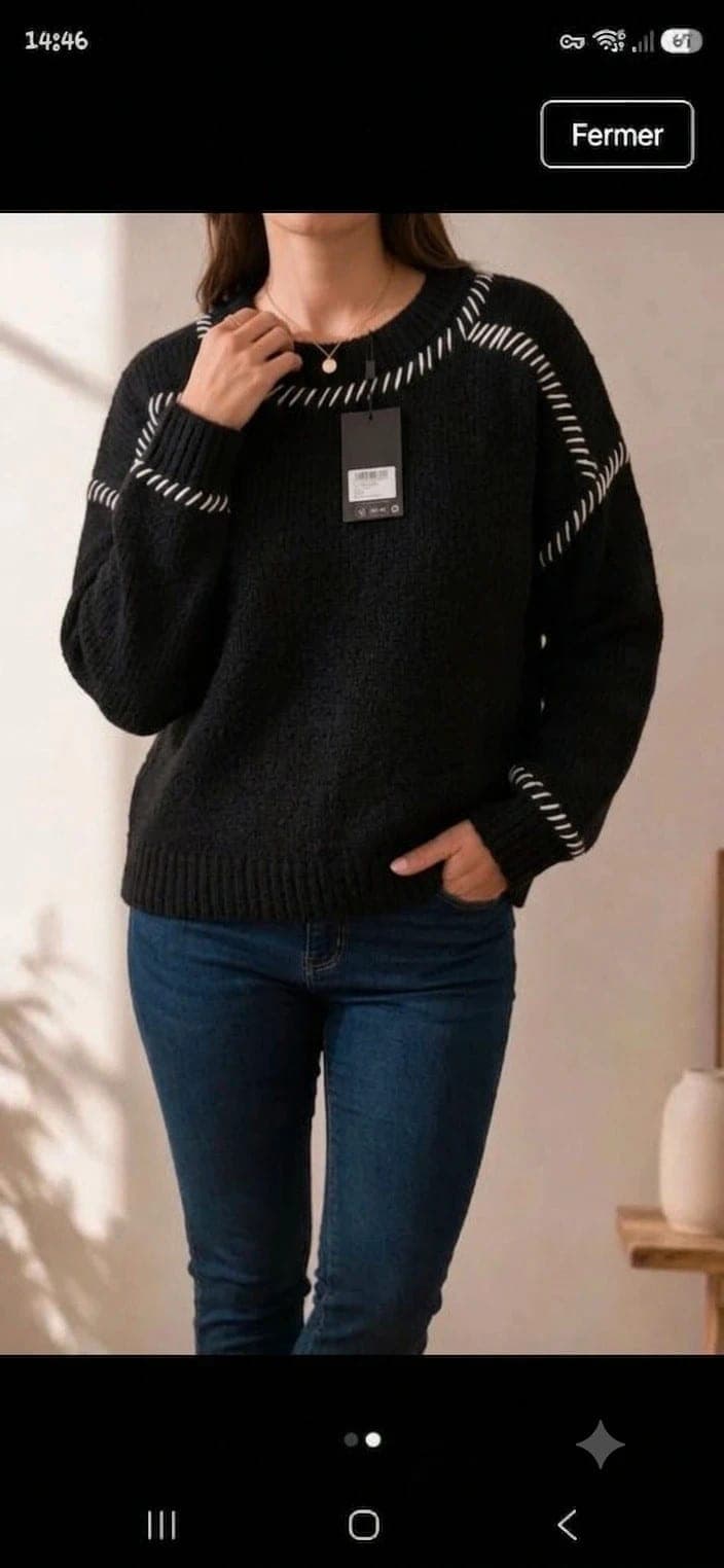Black knit sweater Scotch & Soda - New with label - Size L