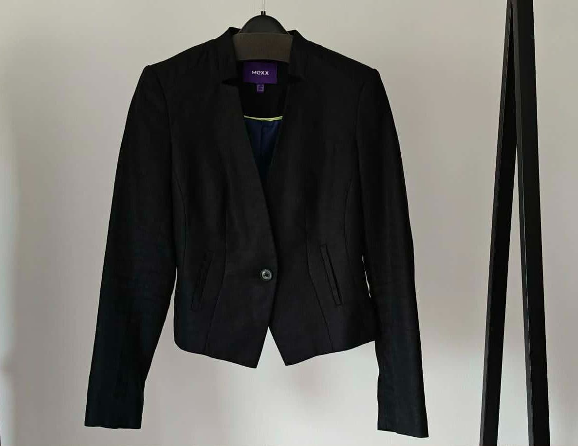 MEXX zwarte linnen blazer maat XS/34